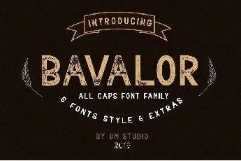 Bavalor Typeface Free font