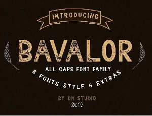 Bavalor Typeface Free font