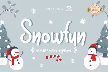 Snowfun font