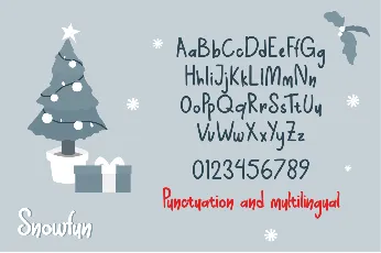 Snowfun font