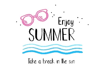 Hot Summer font