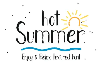 Hot Summer font