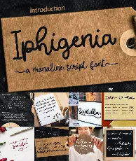 Iphigenia-free font