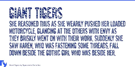 Giant Tigers font