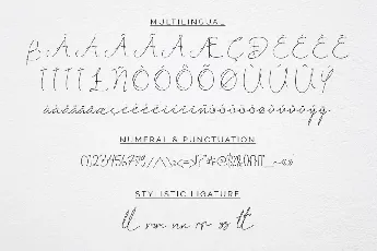 Fribourg Handwriten font