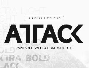 ATTACK font