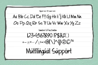 A Note font