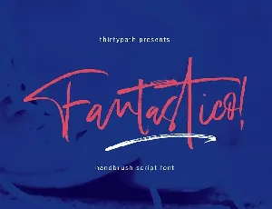 Fantastico Handbrush font