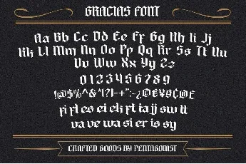 Gracias font