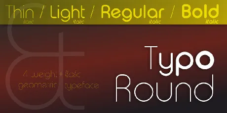 Typo Round font