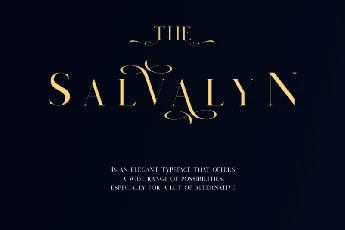 Salvalyn font