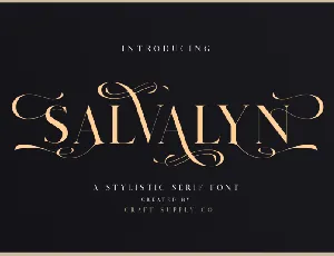 Salvalyn font