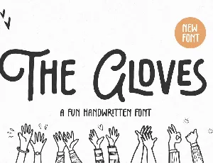 The Gloves font