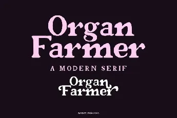 Organ Farmer font