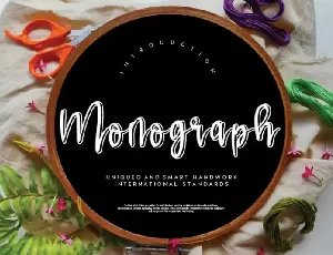 Monograph Script font