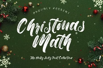 Christmas Math font