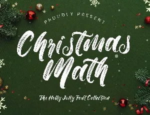 Christmas Math font