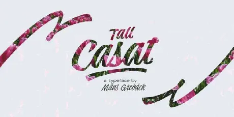 Tall Casat Script Free font