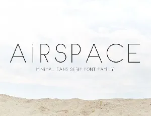 AIRSPACE Sans Serif font