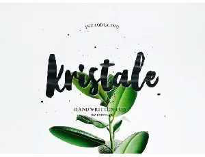 Kristale Script Free font