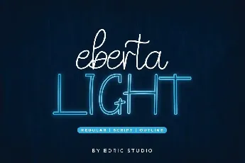 Eberta Light Demo font