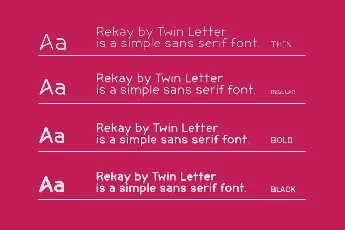 Rekay font