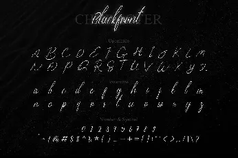 Blackfront font