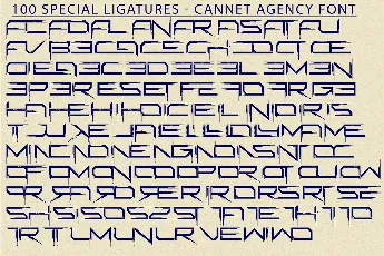 CANNET AGENCY DEMO font