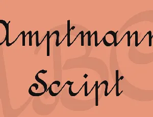 Amptmann Script font