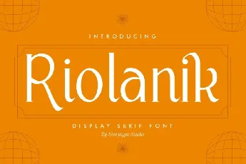 Riolanik Typeface font