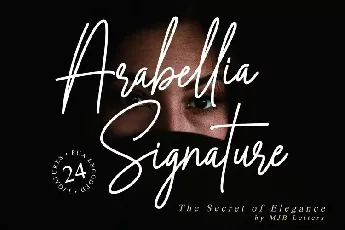 Arabellia Signature font