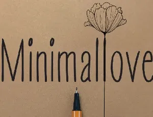 Minimallove Handwritten font