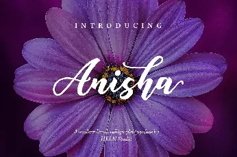 Anisha Script font