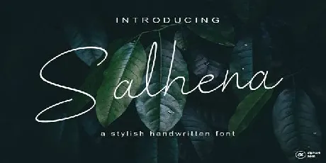 Salhena font