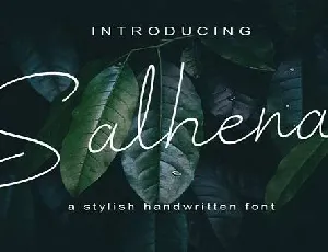 Salhena font