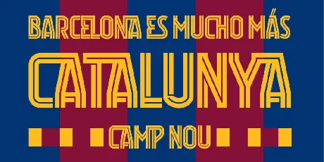 Blaugrana font