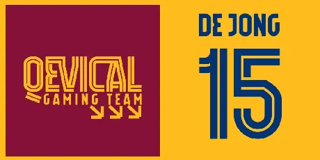 Blaugrana font