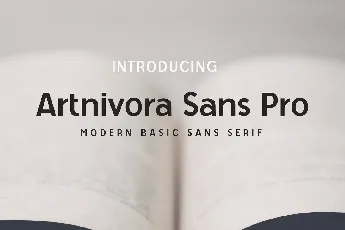 Artnivora Sans Pro font