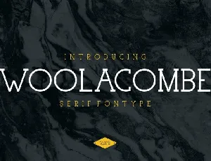 Woolacombe Typeface font