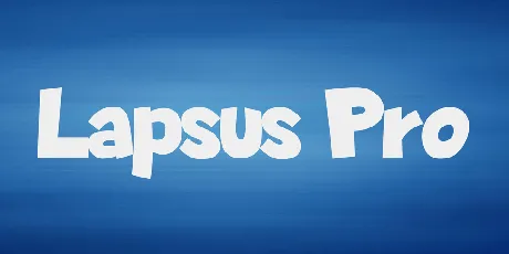 Lapsus Pro font