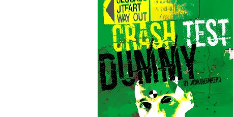 Crash test dummy font