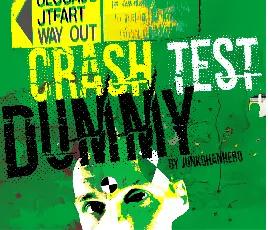 Crash test dummy font