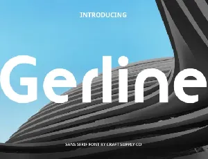 Gerline font