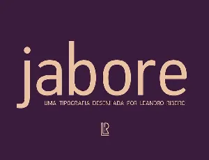 Jabore font