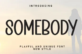 Somebody Display font