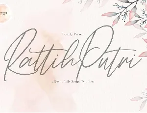 Rattih Putri font