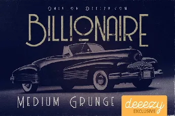 Billionaire Display Free font