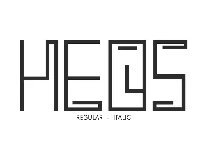 Heos Demo font