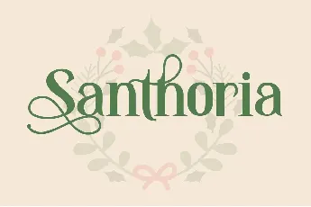 Santhoria Demo font