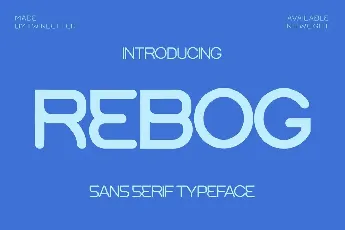 REBOG font